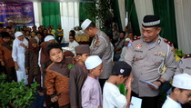 Satlantas Jakarta Utara Syukuran Bersama Anak Yatim