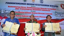 Wujudkan Kemandirian Pangan, Kementerian Desa Gandeng BRI dan Bulog