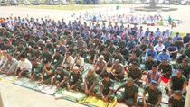 Prajurit dan Warga di Merauke Gelar Salat Istisqa