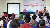 Rebranding, LLP KUKM Sosialisasi Gallery Indonesia Wow