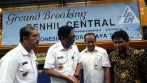 Groundbreaking pembangunan Pasar Bendungan Hilir 