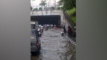 Terowongan Cawang Banjir, Lalu Lintas Macet Parah