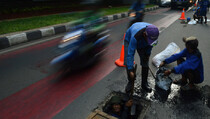DKI Mulai Lakukan Pengukuran Pelebaran Jalan Gatot Subroto