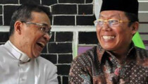 Mgr Rubiyatmoko Besuk Ketua PWNU Jateng