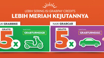 Grab Beri Diskon hingga Rp 20.000 untuk 5 Kali Perjalanan