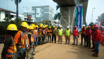 Konstruksi Fisik LRT Kelapa Gading Rampung Tahun ini
