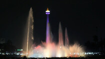 Peresmian kembali Air Mancur Pesona Monas.