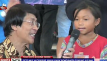 Kak Seto Hibur Anak-anak Pengungsi Gunung Agung