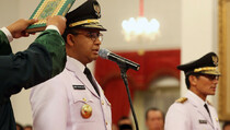 Anies Lakukan Sertijab Tanpa Kehadiran Djarot