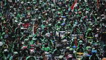 Tuntut THR, Drivel Ojol Demo Besar-besaran dan Off Bid Massal Hari Ini