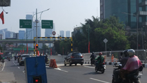 Uji Coba Underpass Mampang-Kuningan, Arus Lalin Ramai Lancar