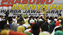 Deklarasi Dukung Prabowo Capres, Buruh Dipungut Bayaran