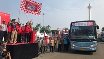Puan Maharani Lepas Pemudik ke Pulau Jawa