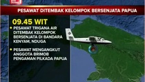 Pesawat Pengangkut Logistik Pilkada Ditembak