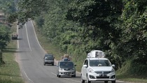 Arus Kendaraan Balik Lebaran di Jalinbar Bengkulu Ramai