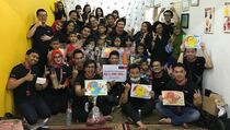 DBS Ajak Anak-anak Yayasan Kasih Anak Kanker Indonesia Bermain Sambil Belajar