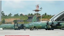 Dua Pesawat Hercules Korsel Kirim Bantuan ke Palu