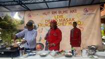 Rayakan Ulang Tahun ke-31,Bumi Aki Gelar Arak Tumpeng