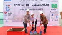Daan Mogot City Lakukan Topping Off Tahap I