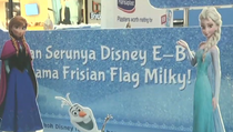 Suasana Film Frozen Hadir di Lippo Mall Puri