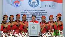 Ribuan Peserta Ikuti Lomba Senam Poco-poco