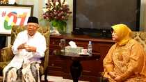 Dikunjungi Lily Wahid, Kiai Ma'ruf Terima Dukungan