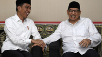 Silaturahmi dengan Quraish Shihab, Jokowi Bahas Moderasi Islam