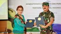 Kerja Sama KKP dan TNI Amanakan Sumber Daya Laut