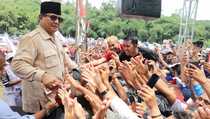 Tiba di Jawa Tengah, Prabowo Disambut Ribuan Warga Purbalingga