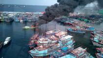 3 Kapal yang Terbakar di Muara Baru Diduga Ilegal