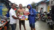Hypermart Abepura Bantu Wartawan Korban Banjir di Sentani