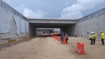 Kempupera Bangun Underpass Terpanjang di bawah Bandara Kulonprogo