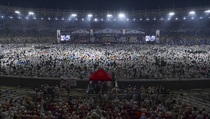 Pendukung Prabowo-Sandi Terus Berdatangan ke GBK