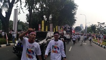 Massa Jokowi-Amin Menyemut di Luar GBK
