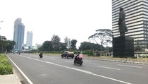 Pascakerusuhan, Jalan Sudirman-MH Thamrin Lengang