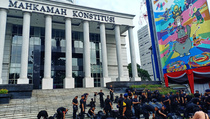 Jelang Sidang, Kawasan Depan Mahkamah Konstitusi Disterilkan