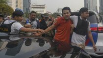 Polisi Amankan Pria Diduga Provokator Saat Aksi di MK