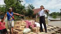 Kemsos Terus Gulirkan Bantuan Korban Banjir di Sultra
