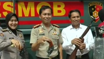 Polda Lampung Gerebek Pabrik Senjata Api Rakitan