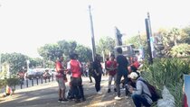 Pendukung Laga Final Piala Indonesia Kotori GBK