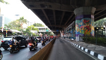 32 Tiang Jalan Tol Jadi Ajang Kreasi Mural