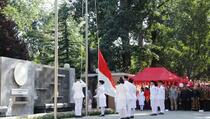 Merah Putih Gagah Berkibar di Langit Tiongkok
