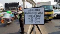 Ganji Genap Ditiadakan, Arus Lalin di Jalan Gatot Subroto Ramai Lancar