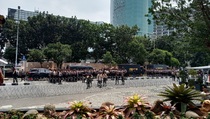 Polisi Perketat Pengamanan di Sekitar Area Gedung KPK