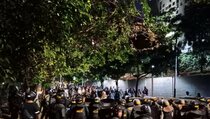 Polisi Pecah Konsentrasi Massa di Palmerah
