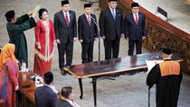 Pimpinan DPR 2019-2024 Resmi Dilantik