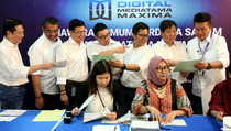Perusahaan Joint Venture DMMX dan Bumilangit Jalin Kerja Sama dengan LINE