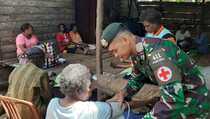 Satgas Yonif MR 411/Pdw Kostrad Gelar Keliling di Perbatasan RI-PNG
