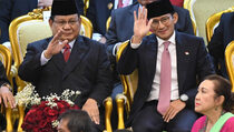 Prabowo dan Sandiaga Hadiri Pelantikan Jokowi