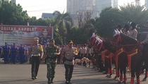 Gelar Pasukan, TNI-Polri Siap Amankan Natal dan Tahun Baru